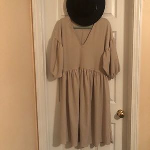 Zara dress balloon long sleeve